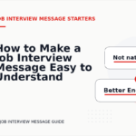 How to Make a Job Interview Message Easy to Understand