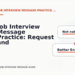 Job Interview Message Practice: Request and Reply Examples
