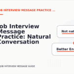 Job Interview Message Practice: Natural Conversation Lines