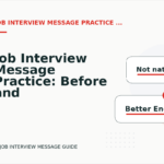 Job Interview Message Practice: Before and After Corrections